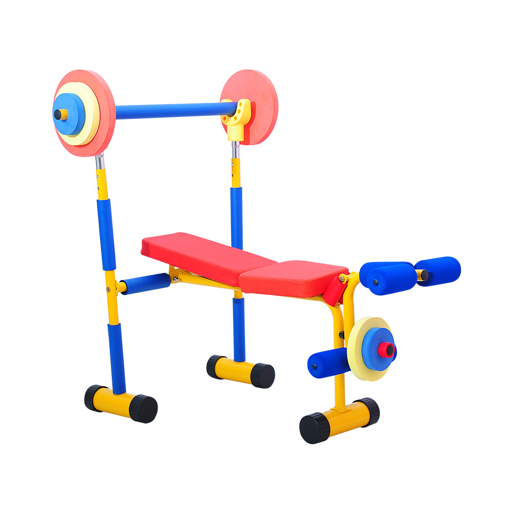 Children weight bench fitness gym equipment for kids