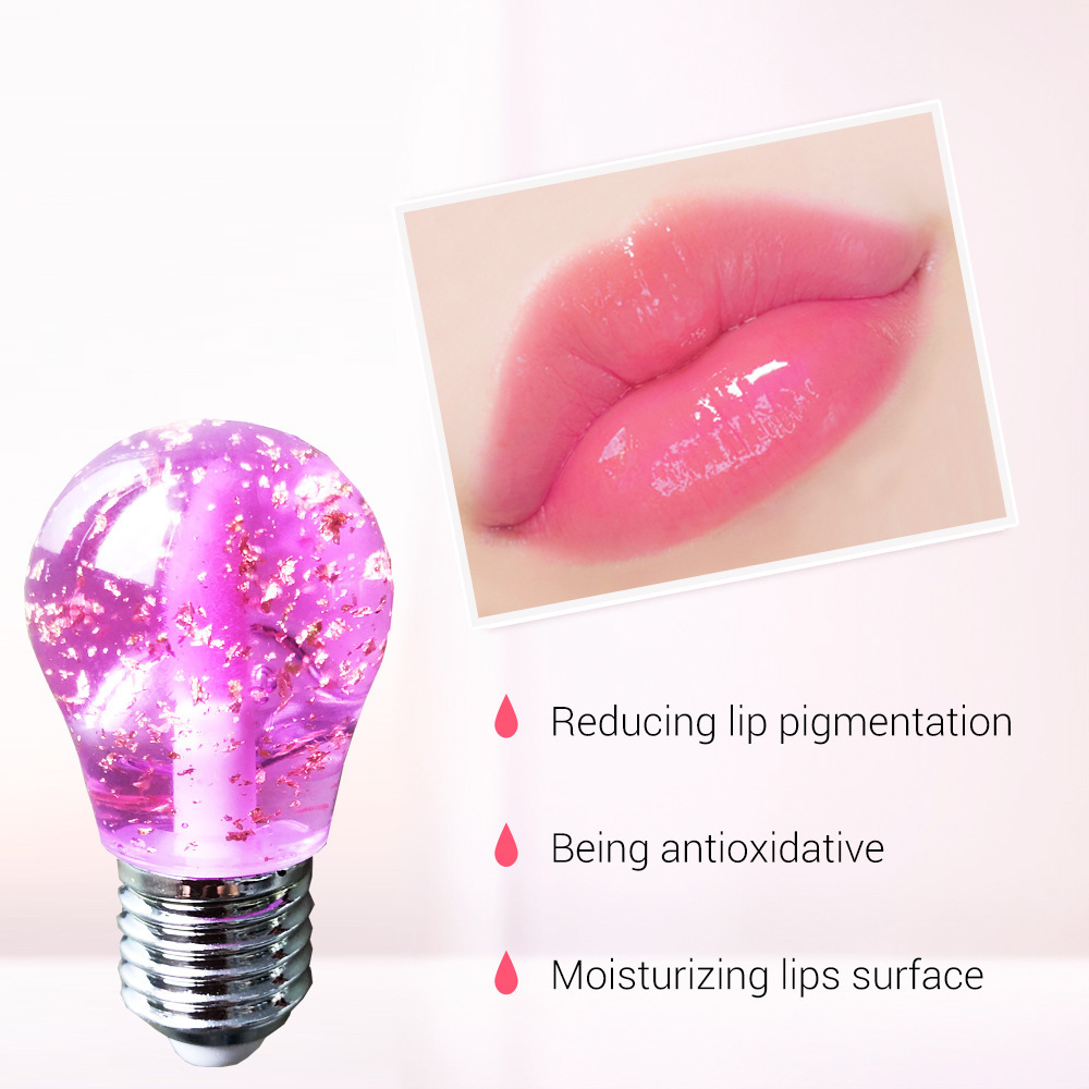 10 colors Lip Gloss Vendors Wholesale  Fruit Flavor Mini Bulb Lip Gloss Care Transparent Lip Oil Private Label