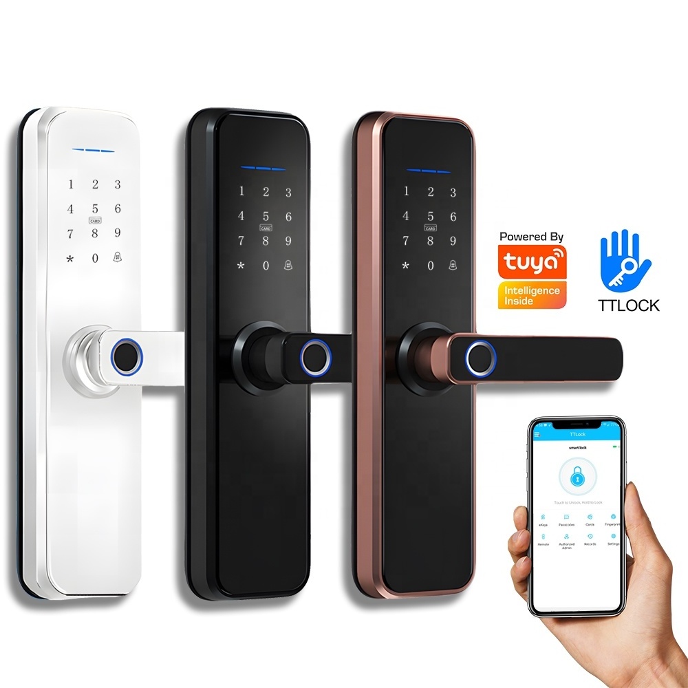 IP65 Waterproof Digital Tuya Password Card Hidden Bluetooths Ble Wooden Cabinet Smart Lock