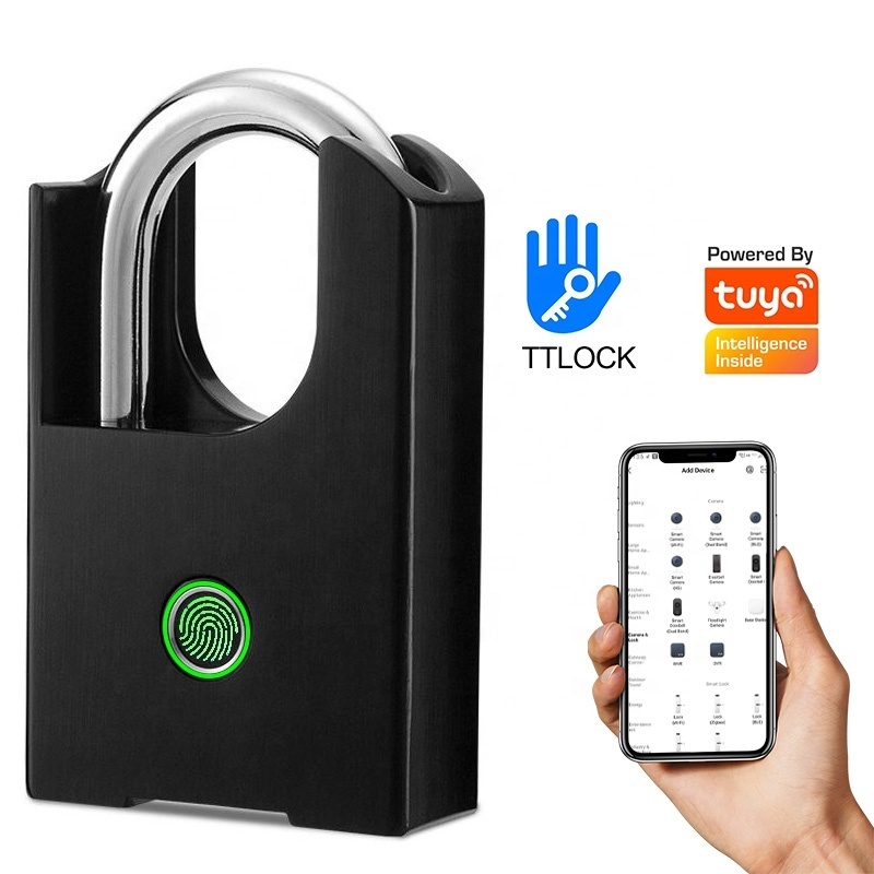 pad lock with master key biometric luggage pad lock Heavy-Duty Waterproof Anti-Theft Key Alarm Padlock snail lock pad