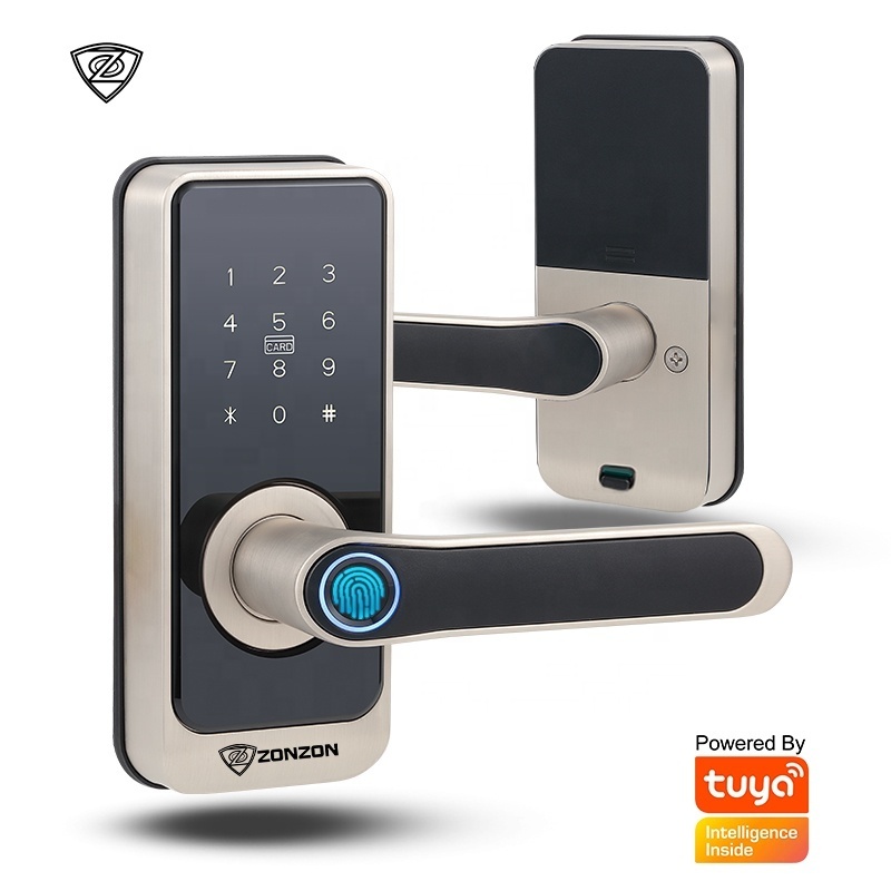 Digital Smart Deadbolt Door Locks Tuya Smart Lock Knob Smart Locks Remote Fingerprint Smartlock For Home Apartment Residence