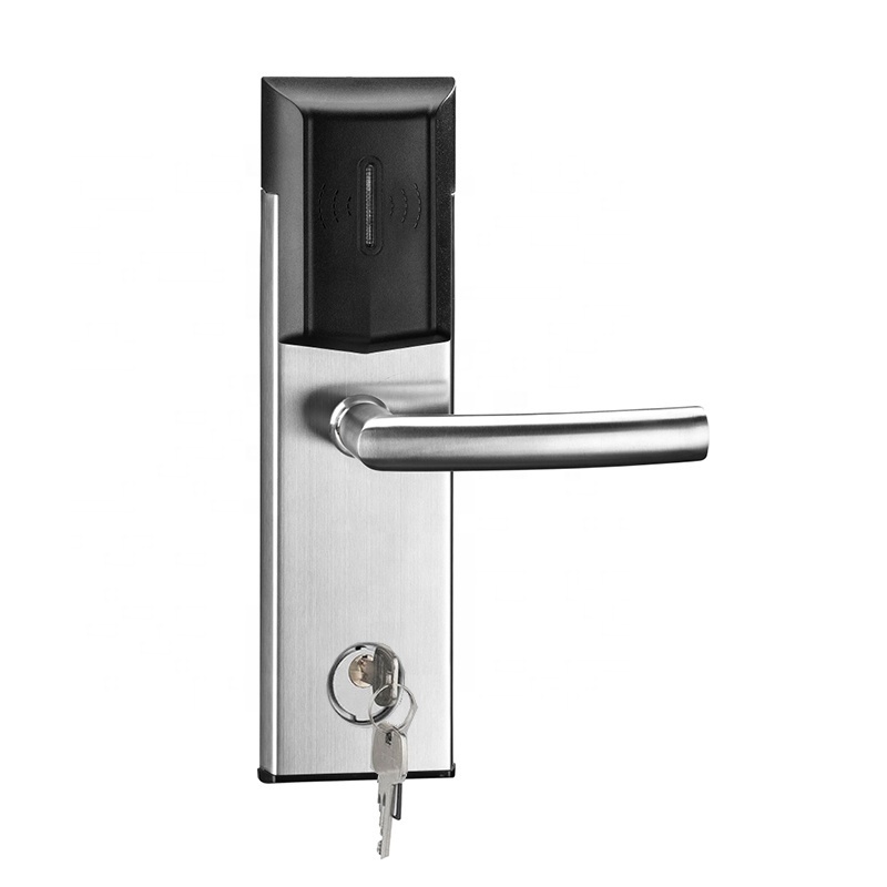 Rfid Card Security Gate System Keyless Safe Electric Electronic Handle Key Door Cylinders Hotel Lock