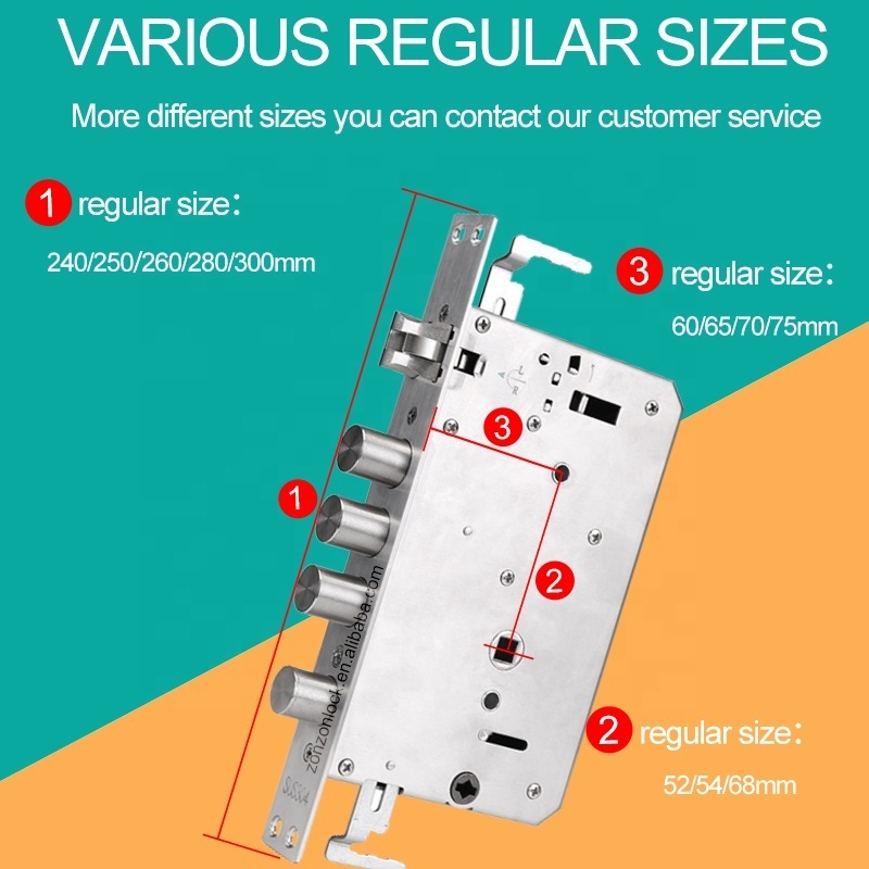 Stainless Steel Latch Lock Picking Security Mortise Wooden Door Lock  Advanced Technology Low Price Mortise Hook Lock