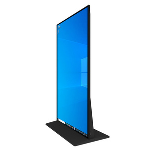 100 Inch 86" Indoor Full Screen 4k Lcd Totem Poster Advertising Standing Kiosk With Software Digital Signage Display