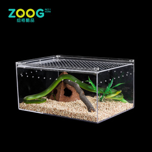 Factory Supply portable lizard Acrylic Terrarium Display Cages for Reptiles