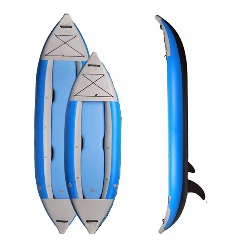 Chinese One Person Fishing Plastic Inflatable 2 Person Wave Waters Dinghy Boats Canoe/Kayak