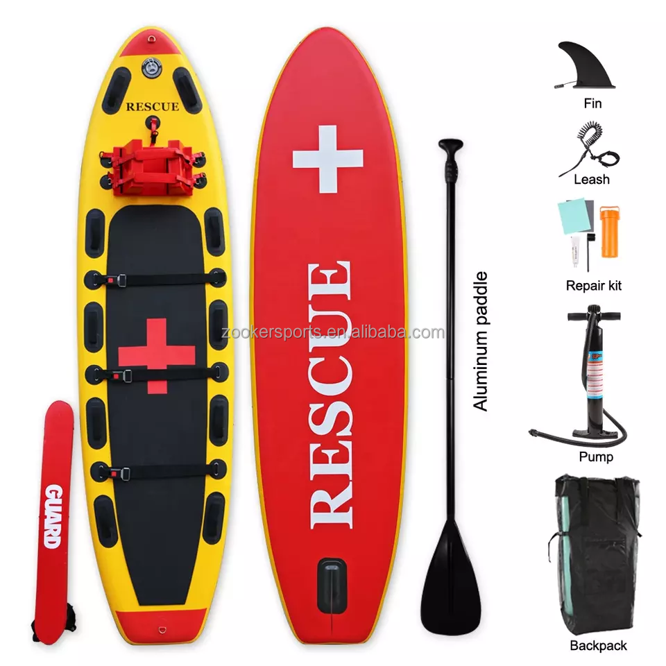 china custom cheap Inflatable sup paddleboard rescue boards surfboard paddle board