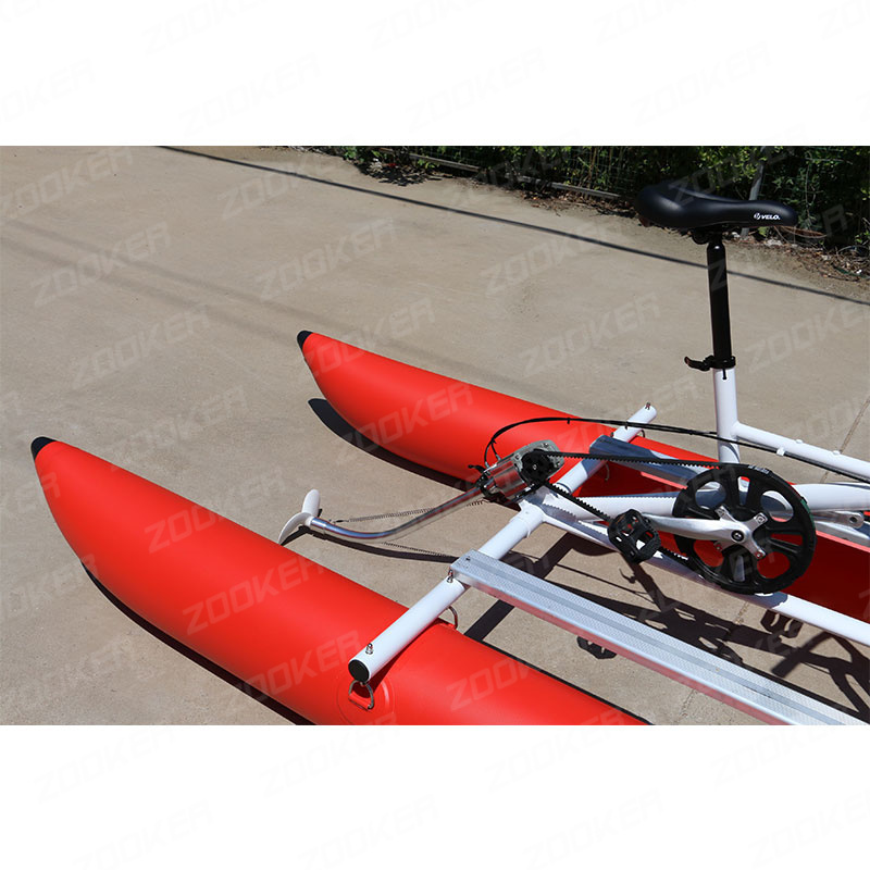 Adult Pedal PVC Inflatable High quality single sea cycle water bike pedal boats for sale cheap pontoon boats for sale