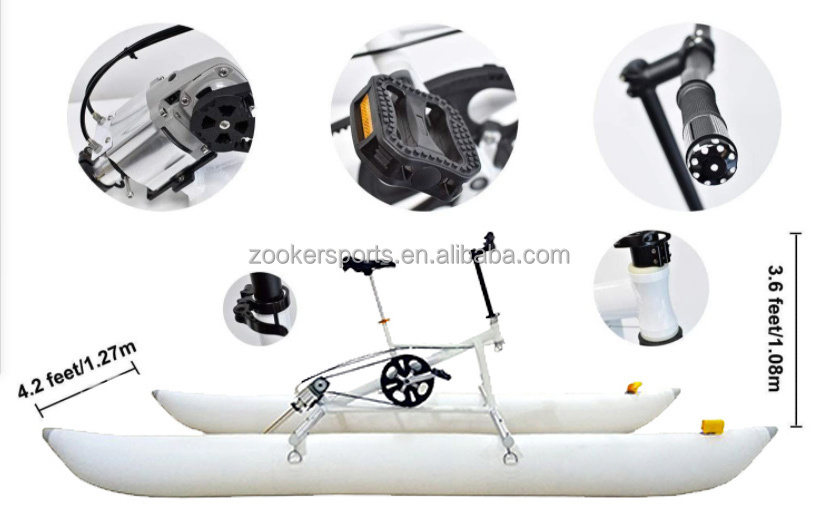 Water Sports Equipment Cycle Pedal Water Bike Hydro bike Sea Bicycle For Sale