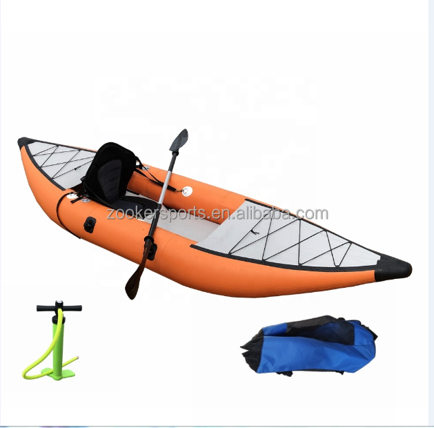 Chinese One Person Fishing Plastic Inflatable 2 Person Wave Waters Dinghy Boats Canoe/Kayak