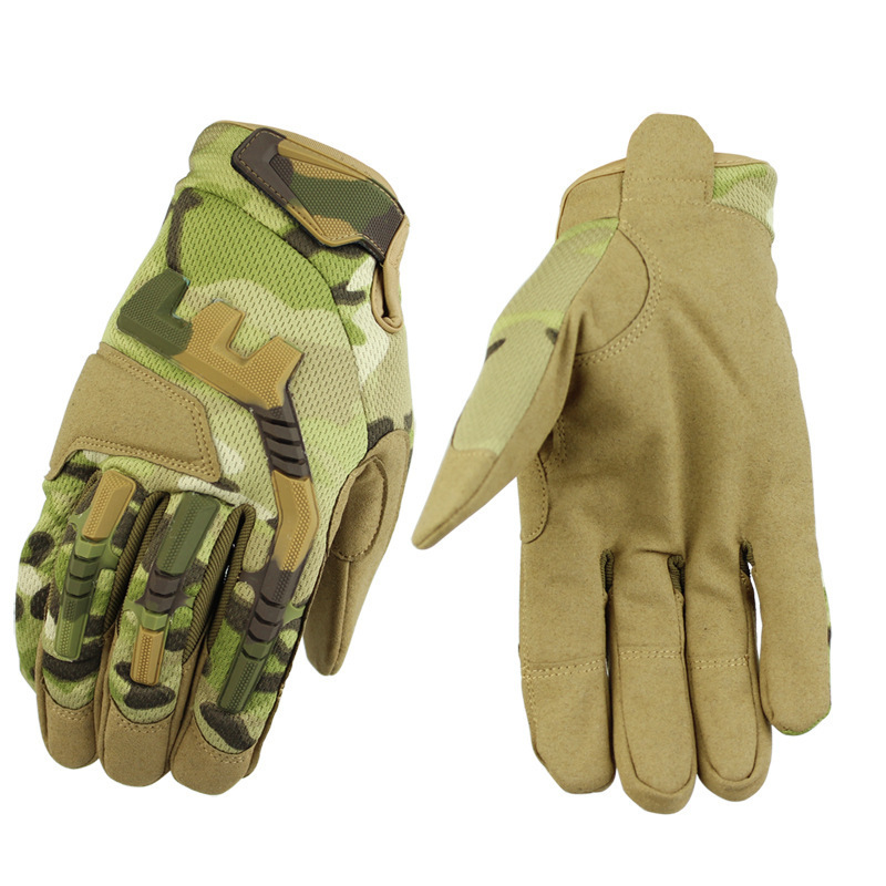 Synthetic Leather Hard Knuckle  Leather Glove Tactical CS Gloves  Glove