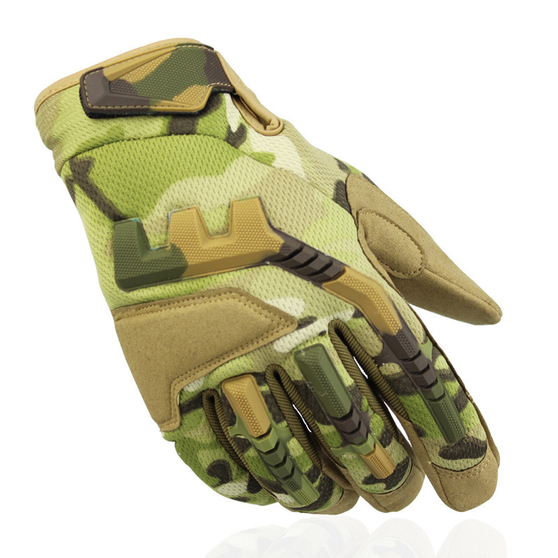 Synthetic Leather Hard Knuckle  Leather Glove Tactical CS Gloves  Glove