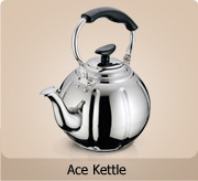 Factory wholesale High quality unique design induction gas teapot insulated handle silver stainless steel kettle