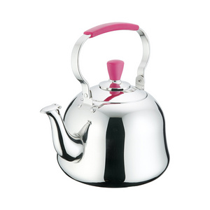 Factory Price Wholesale tea kettle with colorful silicone handle stainless steel kettle Family Hotel induction gas kettle