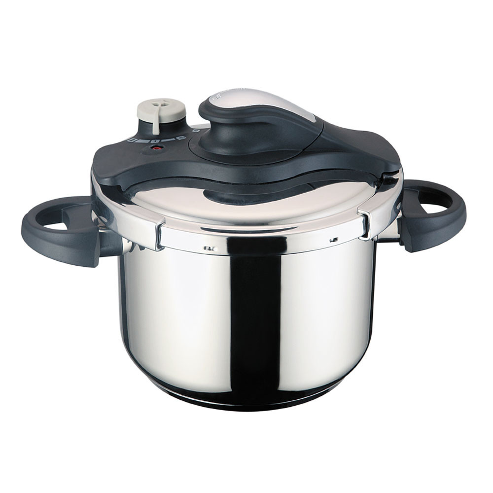 Manufacturer Best-Selling Stainless Steel Black Bakelite Handle Venus I Series Pressure Cooker Cooking Pot Cookware Set