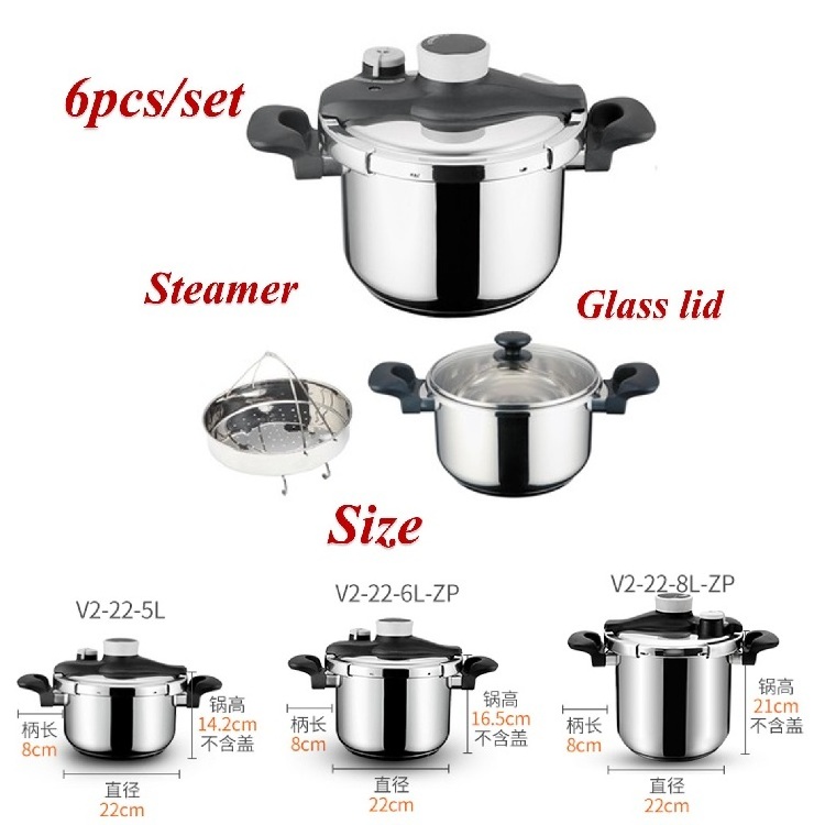 Factory Directly Pressure Cooker Stainless Steel Multi Used Home Restaurant Hotel Quick Cooking Pot Pressure Pot