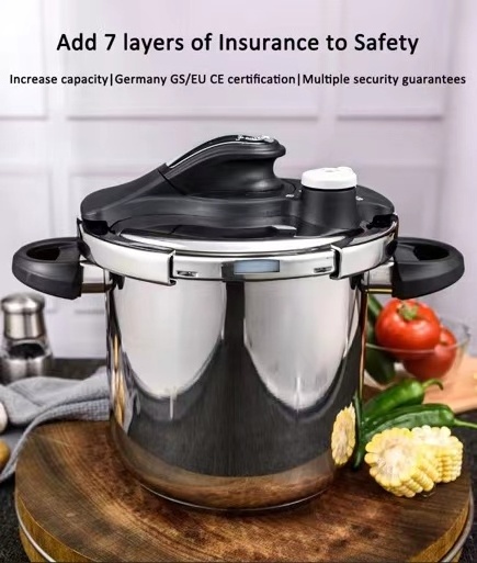 Professional Manufacturer Kitchen  Induction Use Stainless Steel Pressure Cooker with Bakelite Handle