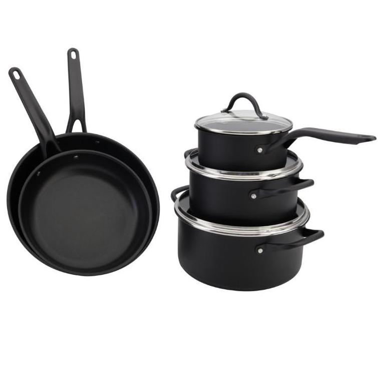 Manufacturer Induction Gas Pots and Pans Stainless Steel Nonstick Cooking Pots Cookware Set Fry Pan Soup Pot