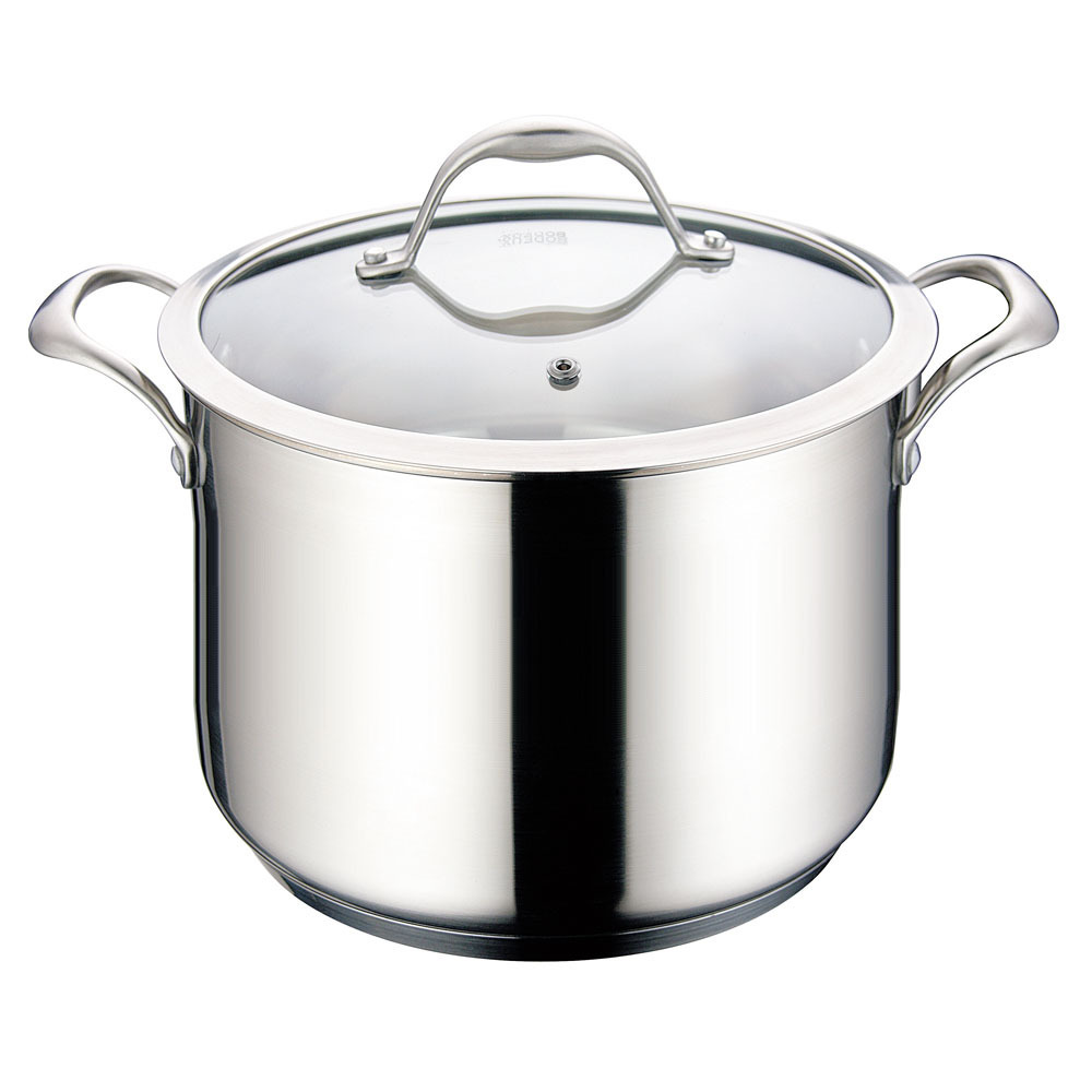 Manufacturer Non Stick Cookware Stainless Steel Set Soup & Stock Pots Cooking Pot Frying Pan Wok Pan Kitchenware