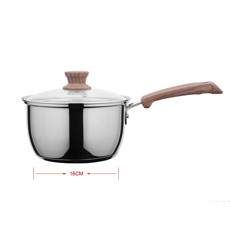 Manufacturer Stainless Steel Cookware Sets Non-stick Casserole Soup Pot Stainless Steel Kitchen Pots and Pans