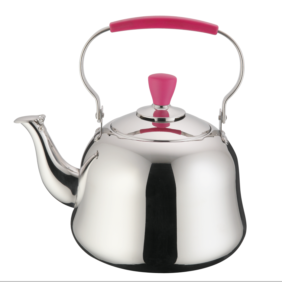 Factory Price Wholesale tea kettle with colorful silicone handle stainless steel kettle Family Hotel induction gas kettle