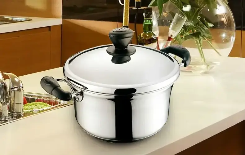 Factory wholesale non-stick kitchenware Cookware sets stainless steel Cooking pot Kitchen stockpot with lid