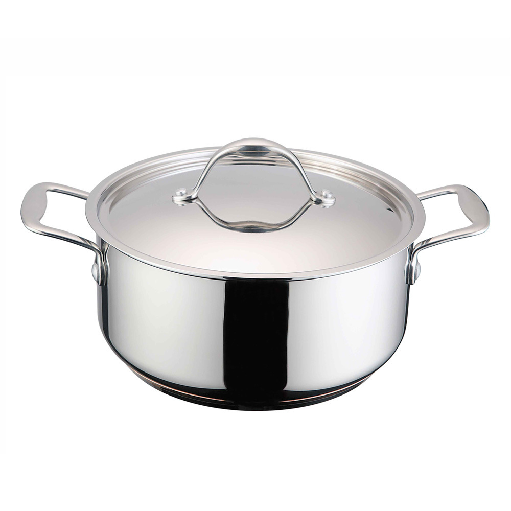 Manufactory Wholesale Nonstick Kitchenware Stainless Steel Cookware Set Wok Pan Set Soup Pots Cooking Set