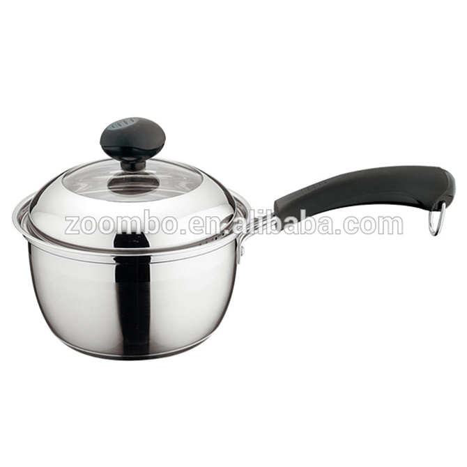 Professional Supplier Surgical Steel Cookware Wholesale Hotel Restaurant Non Stick Cooking Sets Stock Milk Pot