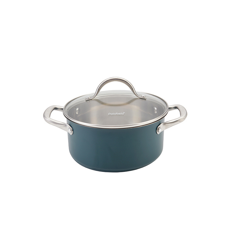 China Manufacturer Colorful Stainless Steel Pots And Pans Cookware Cooking Pot set