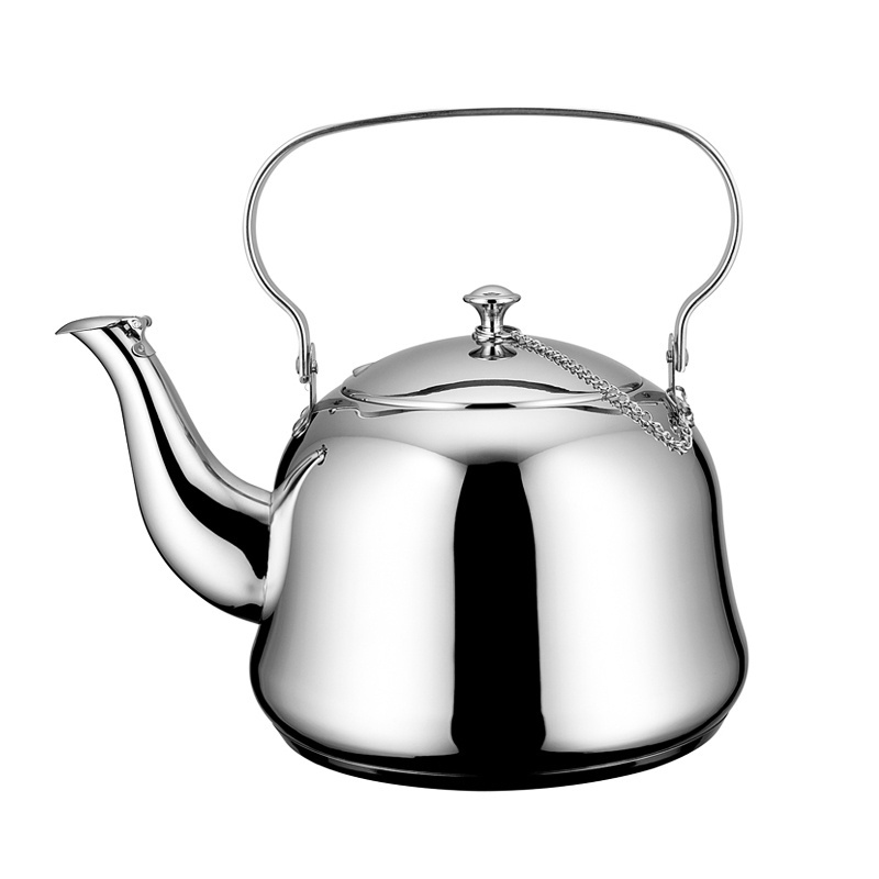 Wholesale Stainless steel kettle with colorized handle metal tea pot water kettle for sale