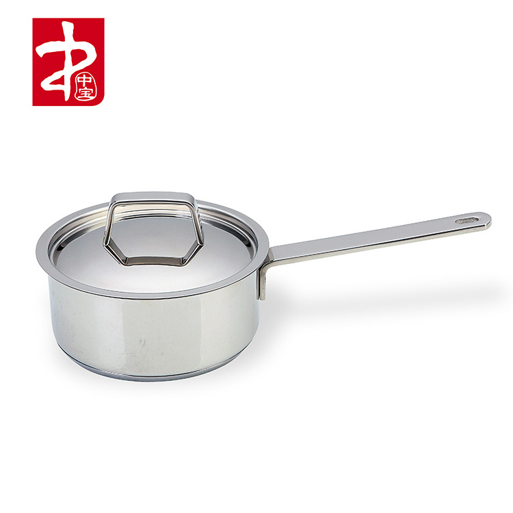 Wholesale Milano Cast Iron Stainless Steel Stock Pot Sets Steel Cookware Set Cooking Pot Set Kitchenware