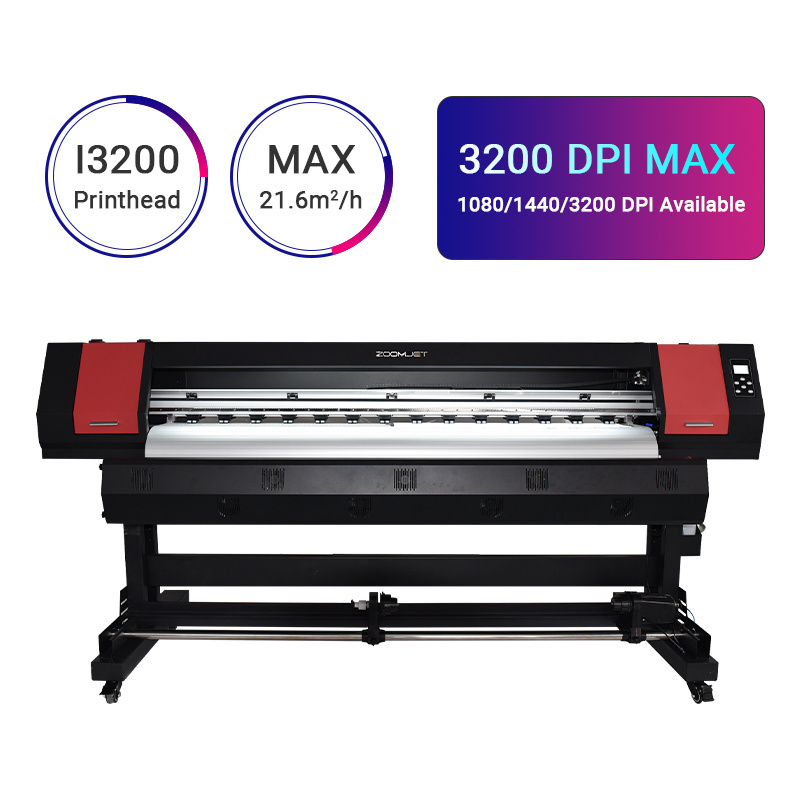 Zoomjet Xp600 Inkjet Printer Large Format Poster Vinyl Eco Solvent Printer Transfer Printing Machine