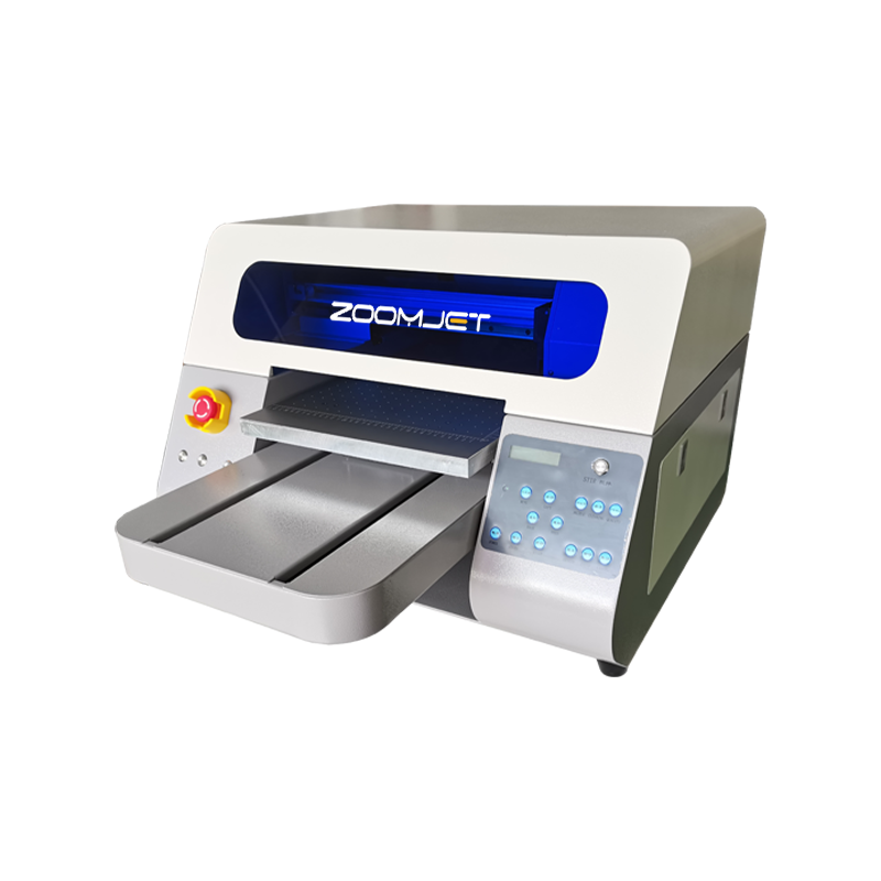 Zoomjet Phone Cover Printing Machine A3 Digital Inkjet Uv Flatbed Printer Uv Printer Cell Phone A3 Led Uv Flatbed Printer