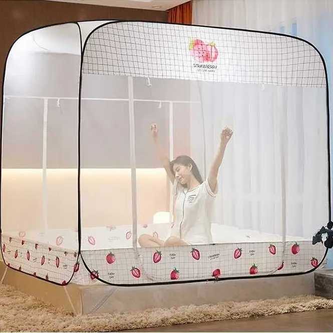 Beautiful Luxury Large Mosquitera Foldable Netting Bed Round Tent Portable Foldable Pop Up Mosquito Net For Bed