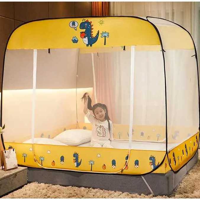 Beautiful Luxury Large Mosquitera Foldable Netting Bed Round Tent Portable Foldable Pop Up Mosquito Net For Bed