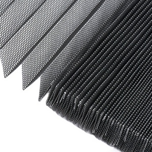 16mm black polyester plisse insect mesh pleated mosquito screen for window insect nets pleated mosquito net