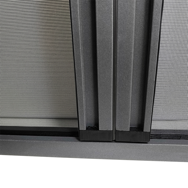 Retractable screen door Horizontal sliding roller screen door Balcony sliding insect screen door