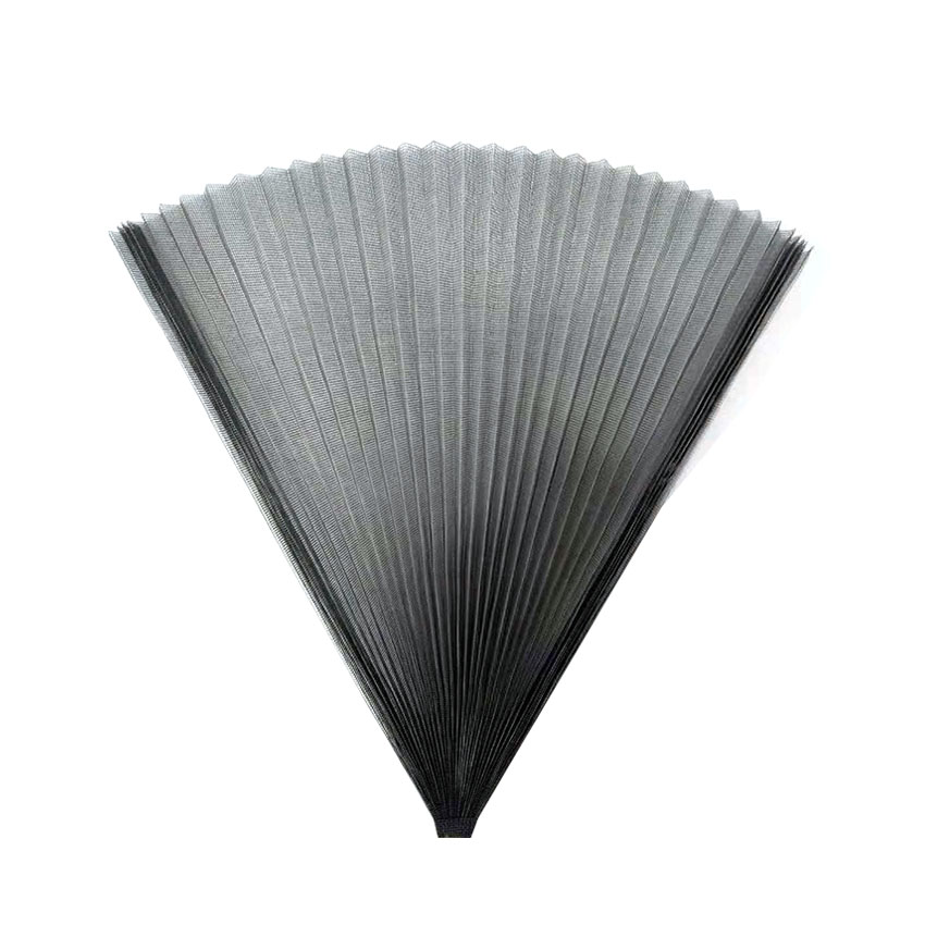 16mm black polyester plisse insect mesh pleated mosquito screen for window insect nets pleated mosquito net