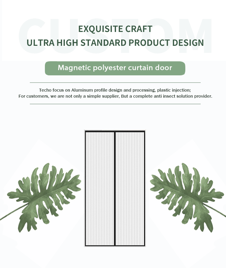 magnetic mesh screen door/door mosquito net/magnetic mosquito net door curtain