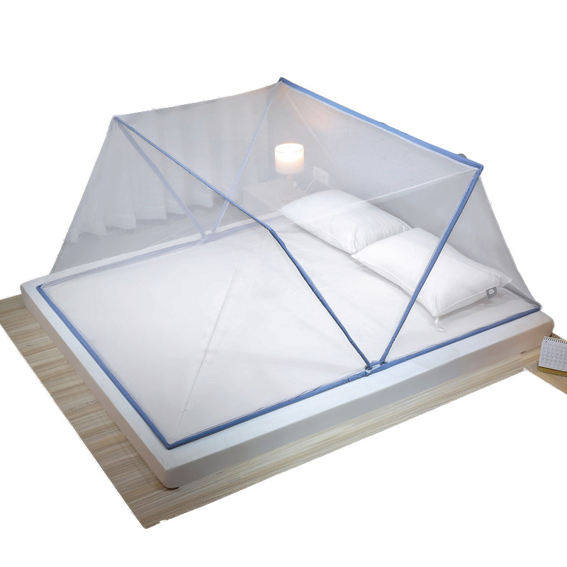 Hot sales foldable mosquito net for bed canopy with good stabilizer folding baby mosquito net