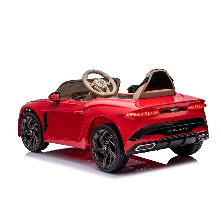 12v Licensed Bentley Bacalar baby electric car remote control ride-on cars for kids driving cars 2023