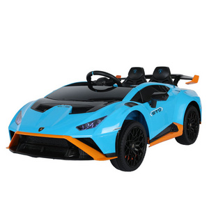 High Quality Of Children Car With 2.4g Remote Control Licensed Lamborghini Huracan ride on car electric for big kids 24v