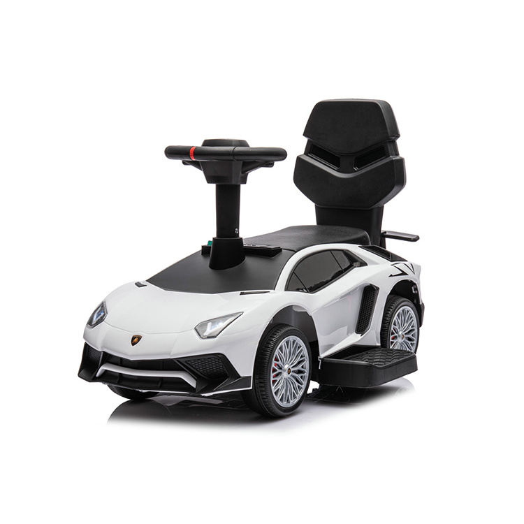 Hot model baby foot to floor car for kids ride on push car Licensed Lamborghini