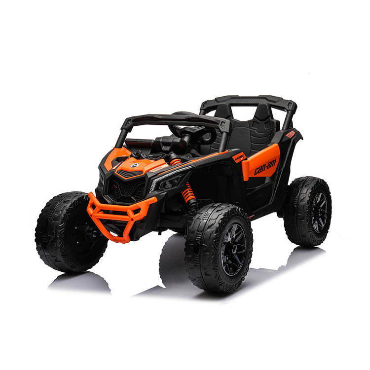 Licensed Can Am Marverick Utv 4x4 Battery Rechargeable Toys Electric Ride On Cars For Kids 24v