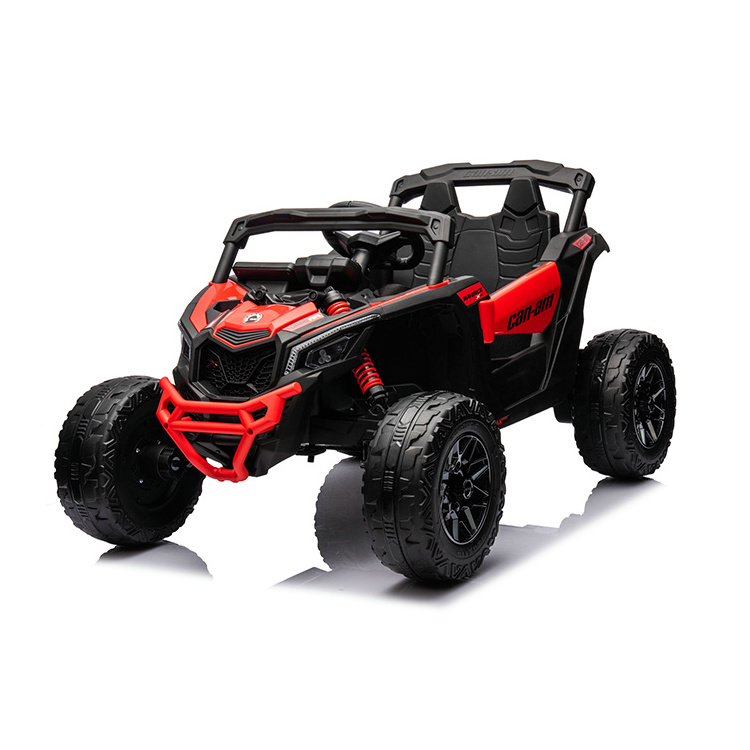 Licensed Can Am Marverick Utv 4x4 Battery Rechargeable Toys Electric Ride On Cars For Kids 24v