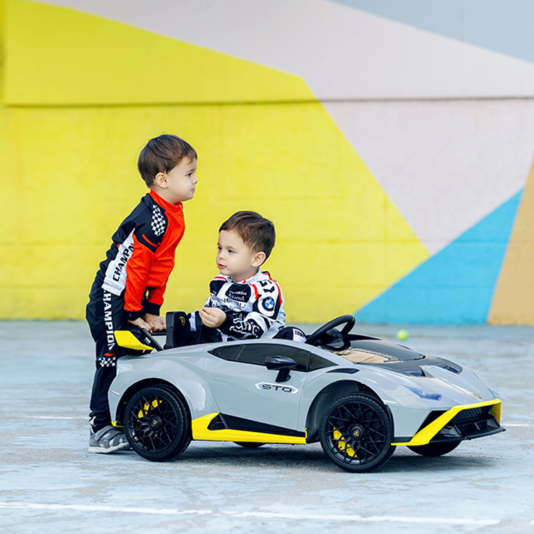 Hot item wholesale Licensed Lamborghini ride on battery operated kids baby car ride-on cars 24v