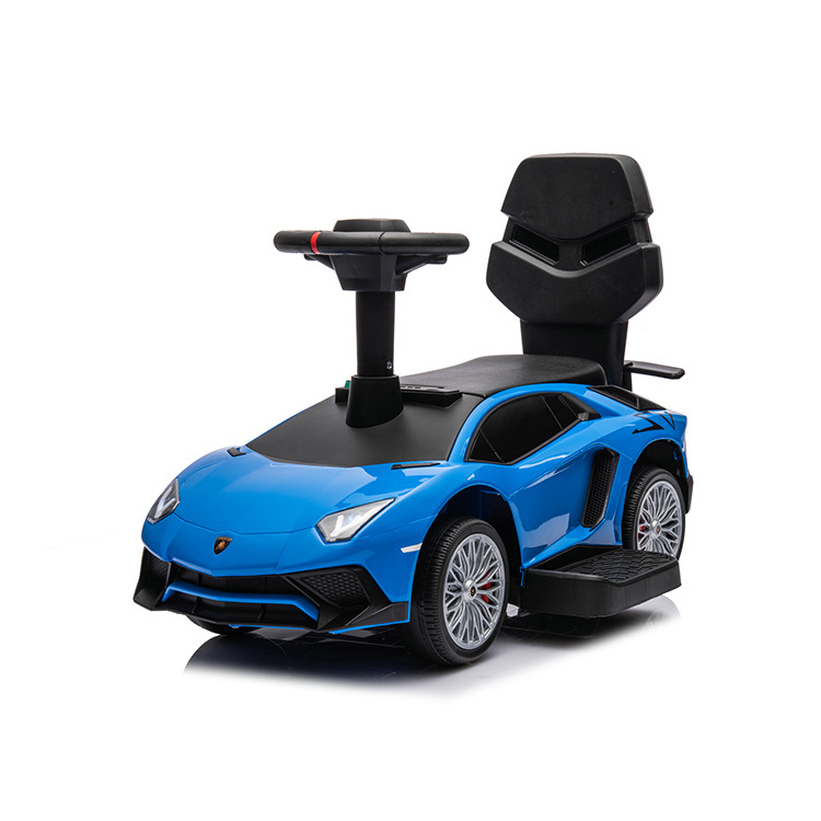 Hot model baby foot to floor car for kids ride on push car Licensed Lamborghini