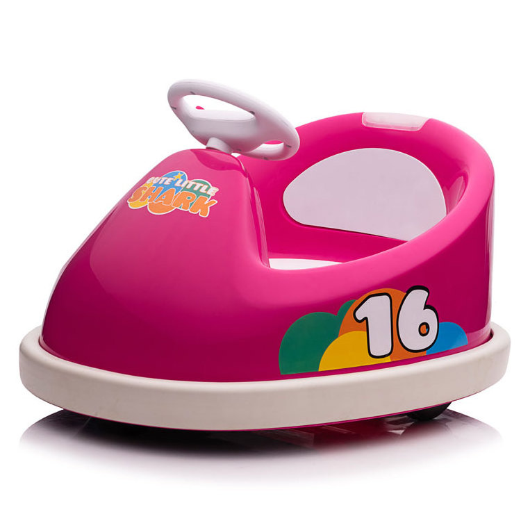 Kids Toy Electric Ride On Bumper Car Pink Colour For Girl Cheap 12 Volt Baby Car