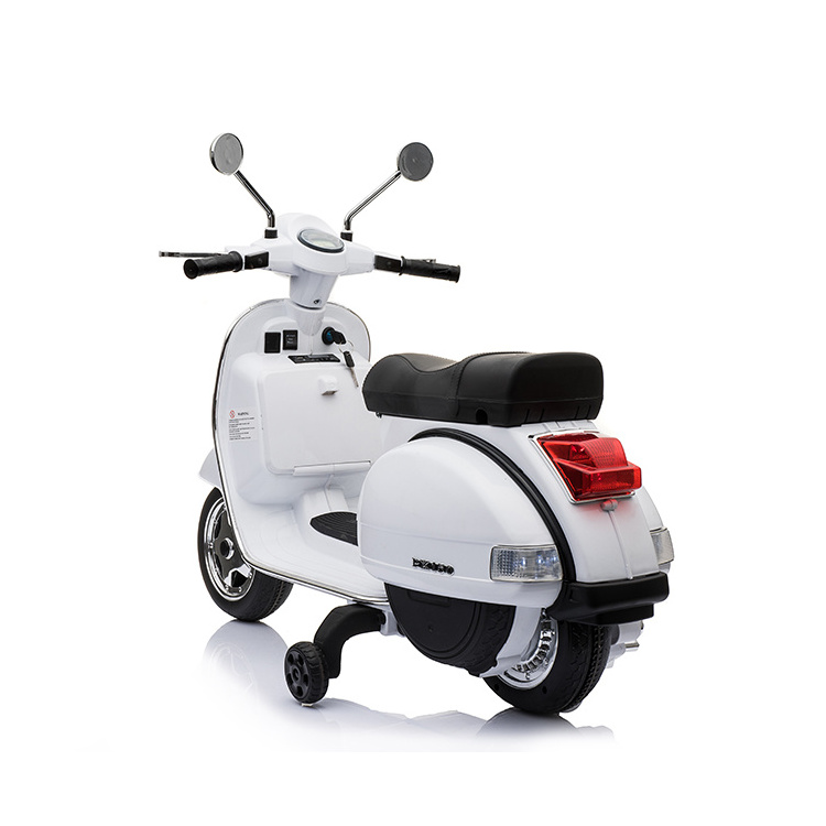 Cheap Vespa Licensed Electric Motorcycle For Child Rechargeable Battery Toy Kids Motorcycles For Sale