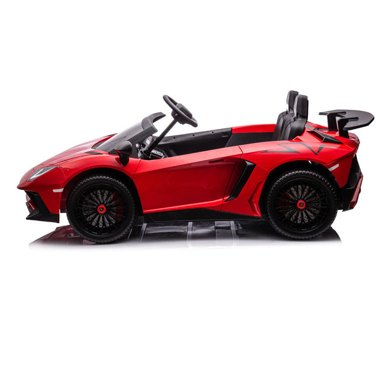 2022 Big Size Newest Licensed Lamborghini Aventador Sv With 200w Brushless Motor Kids Electric Ride On Car